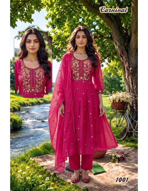Desi kudi carnival 3pcs wholesale rate kurtis online